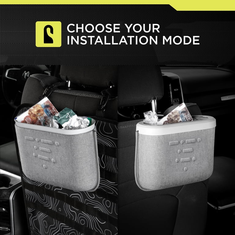 Universal Vehicle Trash Can with Headrest Attachment photo 5