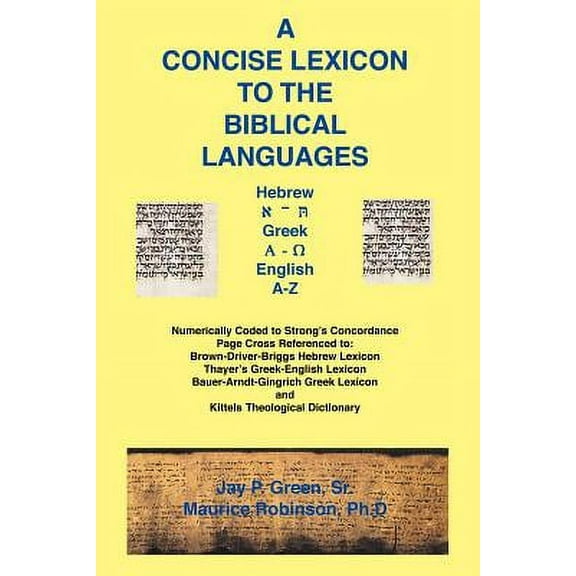 Concise Lexicon to the Biblical Languages (Paperback)