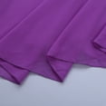 thumbnail image 6 of YONGHS Girls Cutout Back Irregular Lyrical Dance Dress Gymnastics Leotard Ballet Dancing Costumes Purple 7-8, 6 of 6