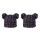 thumbnail image 4 of Jumpingount Gorro y esponjoso con bolas de pompones, tocado a la moda, gorros de buena retención de calor, hermoso regalo para niños, naranja, Type2 NO2 Jumpingount CBP255441, 4 of 5