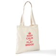 thumbnail image 6 of CafePress - Keep Calm Play Bridge Tote Bag - Unisex Canvas Tote Bag, Beige, 1-Piece, 6 of 6