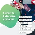 thumbnail image 4 of Swipe It Gift Card Holder Sleeves, Purple, 3.93" x 2.64" x 3.90", 100 Count, 4 of 6