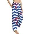 thumbnail image 2 of Bingfone Pajamas For Women,Nautical Anchors Pajama Pants With Pockets-Large, 2 of 9