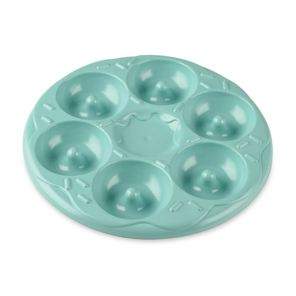 Nordic Ware Microwave Mini Donut Pan, Blue, 9.38" W x 8.0" L x 0.88" H