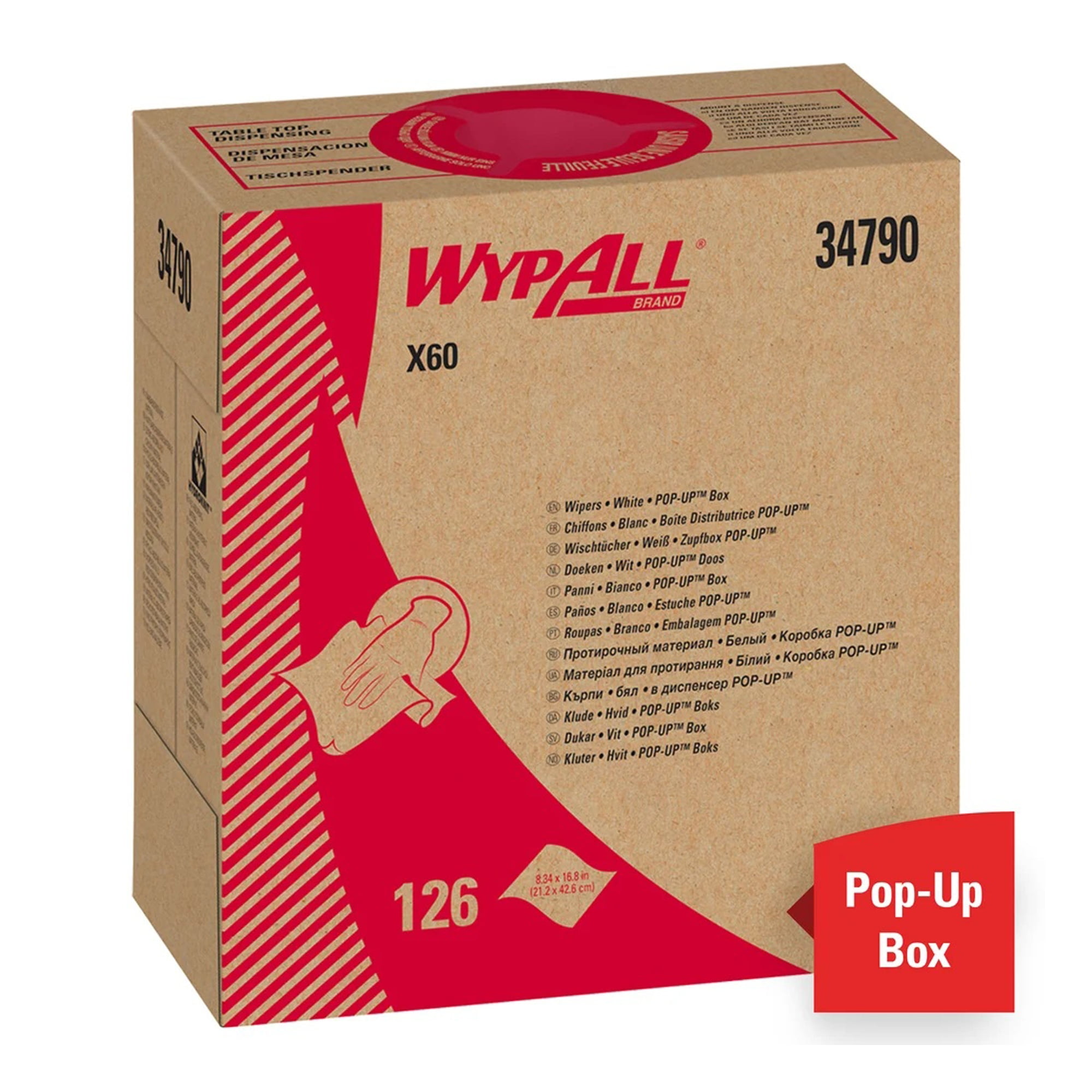 Chiffons WypAll® X60 General Clean™ 8266 - Chiffons de nettoyage