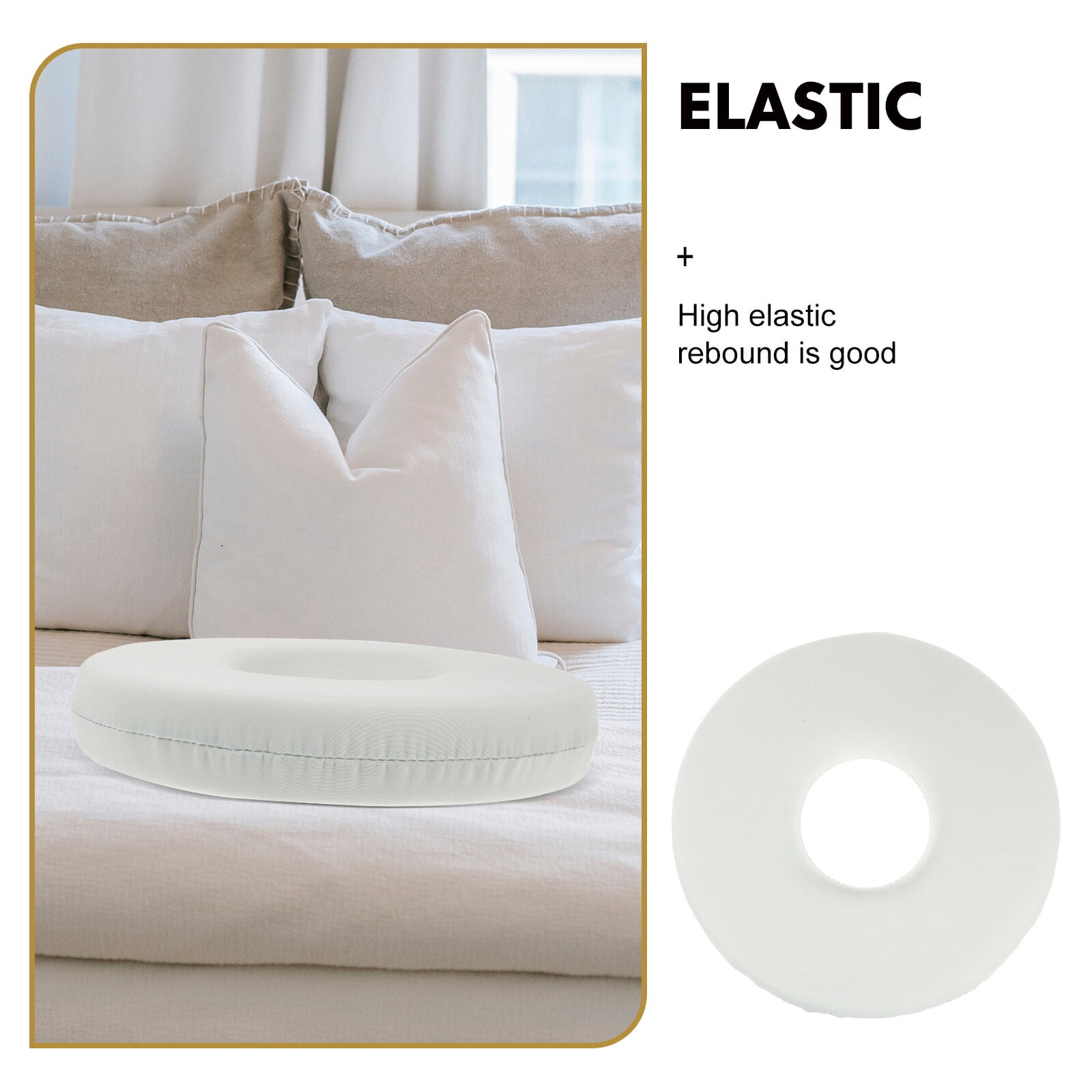 Homemaxs Hemorrhoids Butt Cushion Bed Sores Pregnancy Post Surgery Pillow Seat Pad (Random Color), Size: 30x11x5CM