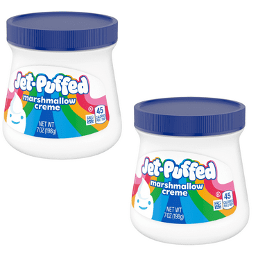 (2 pack) Jet-Puffed Marshmallow Creme, 7 oz Jar