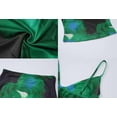 thumbnail image 6 of Maxi Skirt Set Floral Print Halter Top Maxi Skirt Going Out Outfits for Women Green S, 6 of 7
