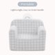 thumbnail image 5 of Silla Delta Children Checkered Cozee para Niños Gris, 5 of 9