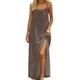 thumbnail image 1 of Vestido de Verano Casual de Mujer sin Mangas sin Espalda Sling Camiseta con Cuello Redondo, Vestido sin Mangas para las Mujeres Mini Sólido, 1 of 7