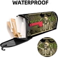 thumbnail image 3 of Halloween Skull Mailbox Cover 25.5x21 Inch, Halloween Skeleton Post Letter Box Covers, Halloween Spooky Magnetic Waterproof Mail Wraps for Outdoor Yard Garden Oversized Mailbox Decor, 3 of 6