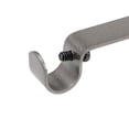thumbnail image 4 of Uxcell Curtain Rod Bracket Holder Iron Paint Gray 2 Pcs, 4 of 5