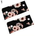 thumbnail image 6 of SPRING PARK 2PCS Flower Camouflage Sweatband Sports Buttons Headband Stretch Elastic Women Yoga Running Hair Band, 6 of 8