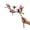 Purple, variant on Vibrantly Colored Artificial Magnolia Flower - Single Stem Silk Fake Flower Branch for Wedding Party Office Garden Bridal