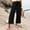 Black, variant on Womens Linen Pants Pull On Pants Wide Leg Linen Pants Cruise Pants Ruffle Pants Women Pull On Bottoms Breezy Pants Women Paperbag Pant Baggy Elastic Waist Palazzo Pants Green XL