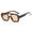Coffee3 - 14.5cm, variant on Forestwhale Retro Hexagonal Thick Frame Sunglasses for Men Women 70s Vintage UV400 Protection Shades Square Sun Glasses for Cycling Driving & Daily Outfits