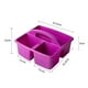 thumbnail image 4 of Organizador de escritorio con compartimentos para manualidades, ideal para oficina y hogar. Violeta, 4 of 4
