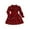 A-Red105, variant on Toddler Girls Dress Christmas Velvet Star Print Dresses With Ruffle Hem Bow Tie Belt Long Sleeve Party Gown Dress