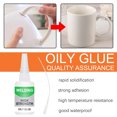 thumbnail image 2 of 30/50g Oily Glue Transparent Quick-drying Super Sticky Multifunctional Ceramic Tile Glass Wood Metal Repair Glue Household Supplies, 2 of 7