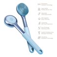 thumbnail image 4 of GESKE Sonic Full-Body Brush & Intensive Exfoliator | 8 in 1 | Electric Body Cleansing Brush | SmartSonic Pulsations | Deep Cleansing, Exfoliation, Massage | Extendable Handle | Rough Skin Remover, 4 of 9