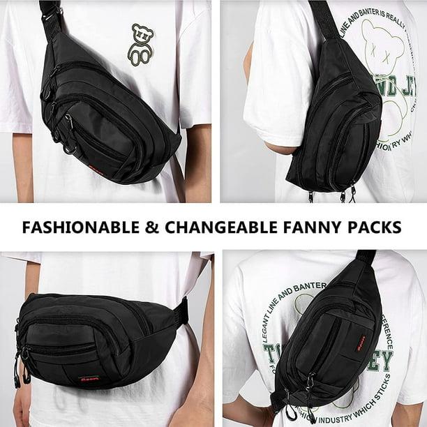 Rinoneras para hombre Bolsas de mensajero para mujer Entrenamiento Viajes Ocio Correr Senderismo Ciclismo Adepaton Mariconeras y Bolsos para Hombres Walmart en linea