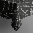 thumbnail image 5 of Math Equations Geometry Black Pattern Square Tablecloth,Waterproof Square Table Cover,Wipeable Spillproof Washable Table Cover for Home Kitchen Party Decor 42"X42"(107x107cm), 5 of 6