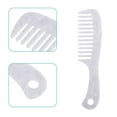 thumbnail image 4 of Unique Bargains 1 Pcs Hair Comb Wide Tooth Anti-Static for Curly Hair Detangling Comb Easy Detangling Wet and Dry White, 4 of 7