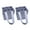 Light Grey, variant on hejhncii 2Pieces Elegant Felt Wine Carriers Bag with 6 Compartments with Protective Padding and Handle Beer Bottle Holders Bag