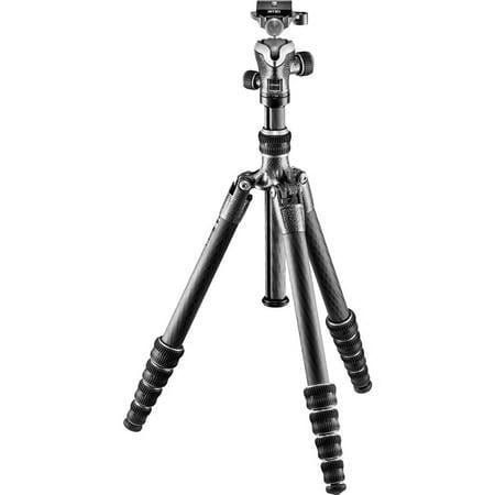 UPC: 0719821418139 | GT1555T Traveler Series 1 5-Section Carbon Fiber Tripod with GH1382TQD Center Ball Head