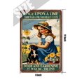 thumbnail image 5 of There is A Girl Who Really Loved Dogs and Gardening Aluminum Sign,12"x8", Waterproof, Vintage Tin Sign, Funny Bathroom Decor, Women's Bedroom Decor, 5 of 6