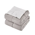 thumbnail image 6 of Unique Home Alternative 3pc Goose Down Clearance Comforter Soft Premium Color Duvet Covers Comforter Set (Queen, Khaki), 6 of 6
