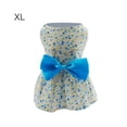 thumbnail image 2 of Ropa de mascotas Vestidos Mascotas Ropa Moda Faldas Coloridas Dispersos transpirables Suministros de fiesta para Spring Summer Blue XL Inevent PT000681-05, 2 of 7