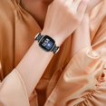 thumbnail image 5 of For Fitbit Versa 3/Versa 4/Sense/Sense 2 Black Buckle Watch Strap Genuine Cowhide Leather Wristband, 5 of 5