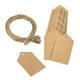thumbnail image 1 of Etiquetas de precio de 100 piezas, etiquetas de de papel kraft, etiquetas de papel con de para artes y manualidades, boda, 1 of 6