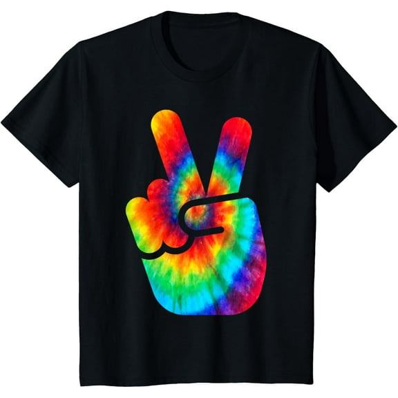 Cool Peace Hand Tie Dye For Shirts Boys T-Shirt
