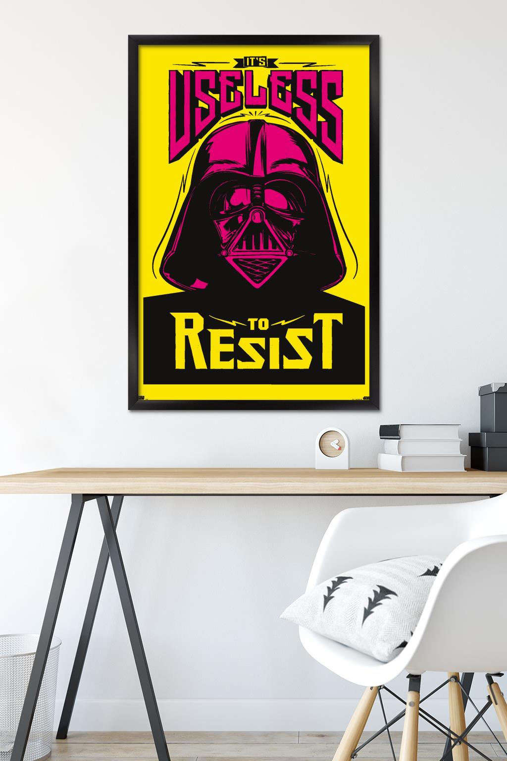 Star Wars: Saga - Useless to Resist Wall Poster, 22.375" x 34", Framed