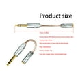 thumbnail image 4 of Stereo Balance Conversion Wire 6.35mm to 4.4mm Cable Dongle Adapter Cord Line for Enhancing Sound Quality 15cm, 4 of 9