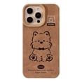 thumbnail image 6 of Autumn and winter suede suitable for 16promax Apple mobile phone case iphone15 west highland puppy 14 plush rope 13 soft, 6 of 6