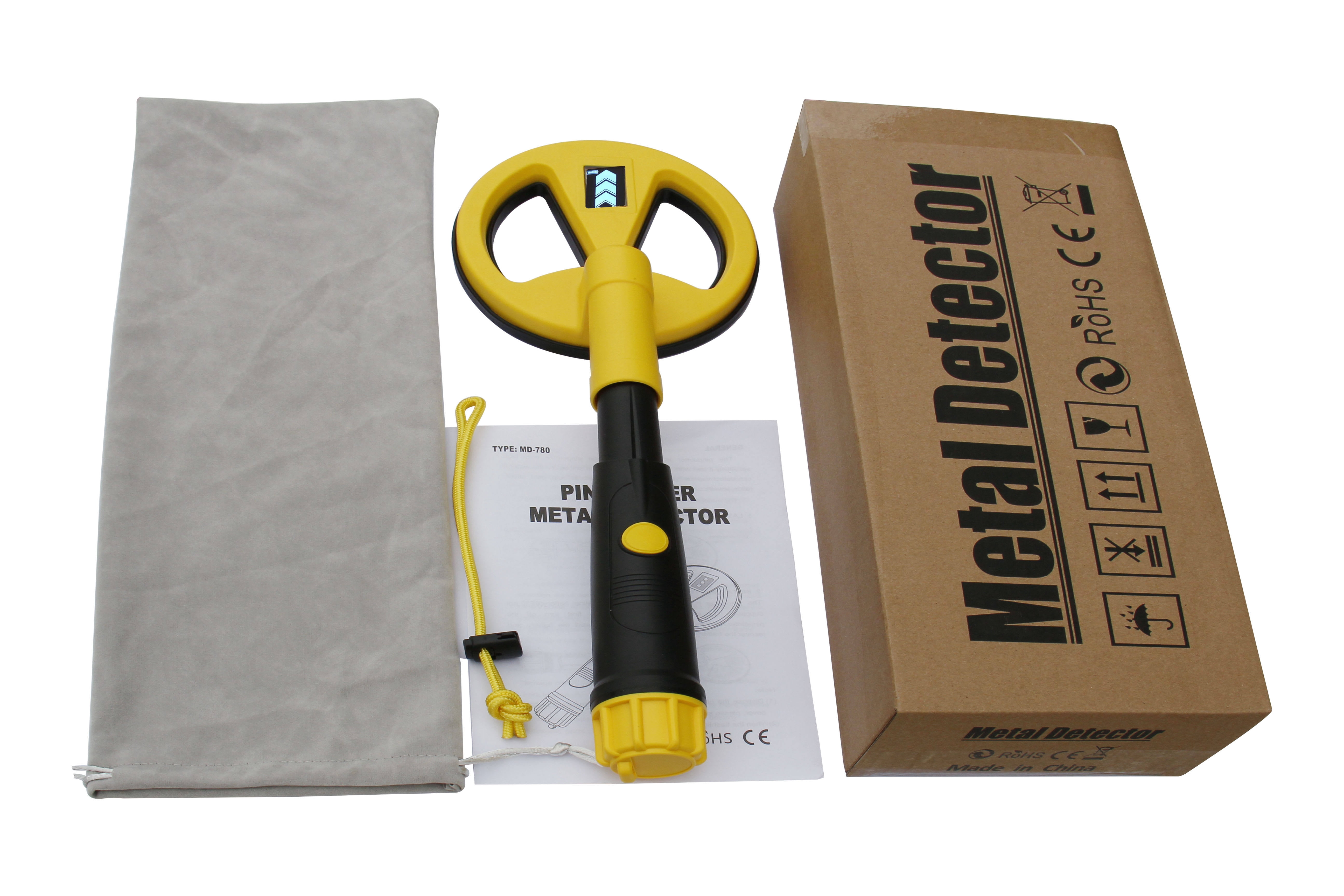 MD-790 IP68 Waterproof Underwater Metal Detector – Pulse Induction, 30ft Deep, LED & Vibration Alert, Handheld Treasure Finder for Diving, Beach, Lake, Ocean
