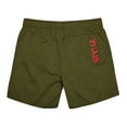 thumbnail image 2 of Godzilla Monster & Kanji Men's Olive Green Lounge Shorts - XXL, 2 of 5