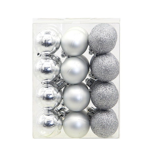 24-Piece Christmas Baubles Set for Festive Tree Decorations and Joyful Home Party Celebrations 24PCS