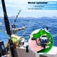 thumbnail image 5 of Ndcxsfigh Carrete Pesca Giratorio Metal Fundición A Presión 5.2: 1 Aparejos Pesca (Azul), 5 of 9