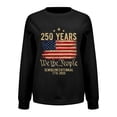 thumbnail image 4 of MEICHEN Women's Long Sleeve USA 250th Anniversary Pullover 1776-2026 Printed Casual Sweatshirt Crewneck Patriotic Tops, 4 of 4