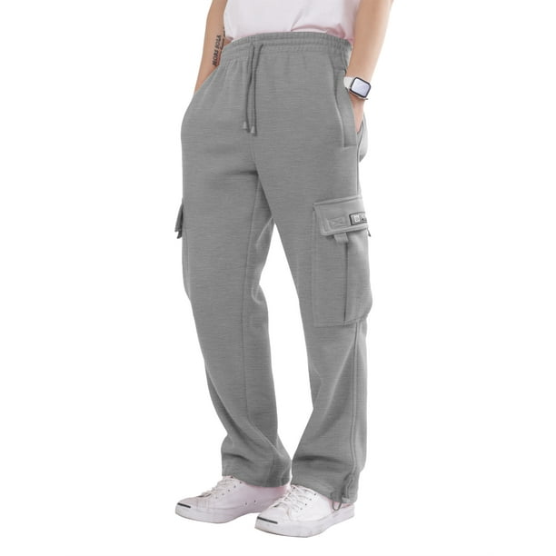 men's cargo fleece sweatpant