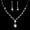 STYLE 14, variant on Sdmnsg-T Crystal Bridal Wedding Jewelry Set Silver Rhinestone Necklace Earrings Bracelet Sets Formal Costume Jewelry for Women and Brides