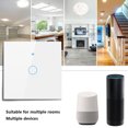 thumbnail image 2 of Switch 1 WiFi Tuya Glass Panel Light Timing /2/3/4 Gang Smart Home (Gang) Blanco, 2 of 4