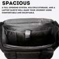 thumbnail image 6 of J World Unisex Donna Rolling Carry-on Tote with Laptop Sleeve for Travel and Work, Black, 6 of 10