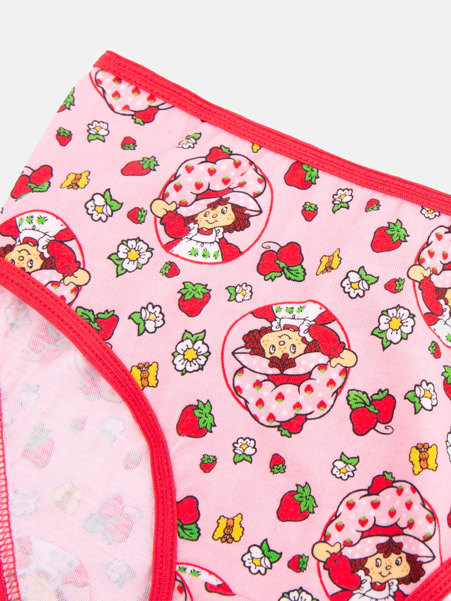 Strawberry Shortcake Little Girls Cotton Brief Character Underwear Set - 7 pack, Size 4-8