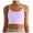 C-Light Purple537, variant on DHFJKG Camisole Tops For Women Slim Fit Padded Yoga Crop Top Thin Straps Sports Bra For Running Gym Workout Trendy Cami Shirt
