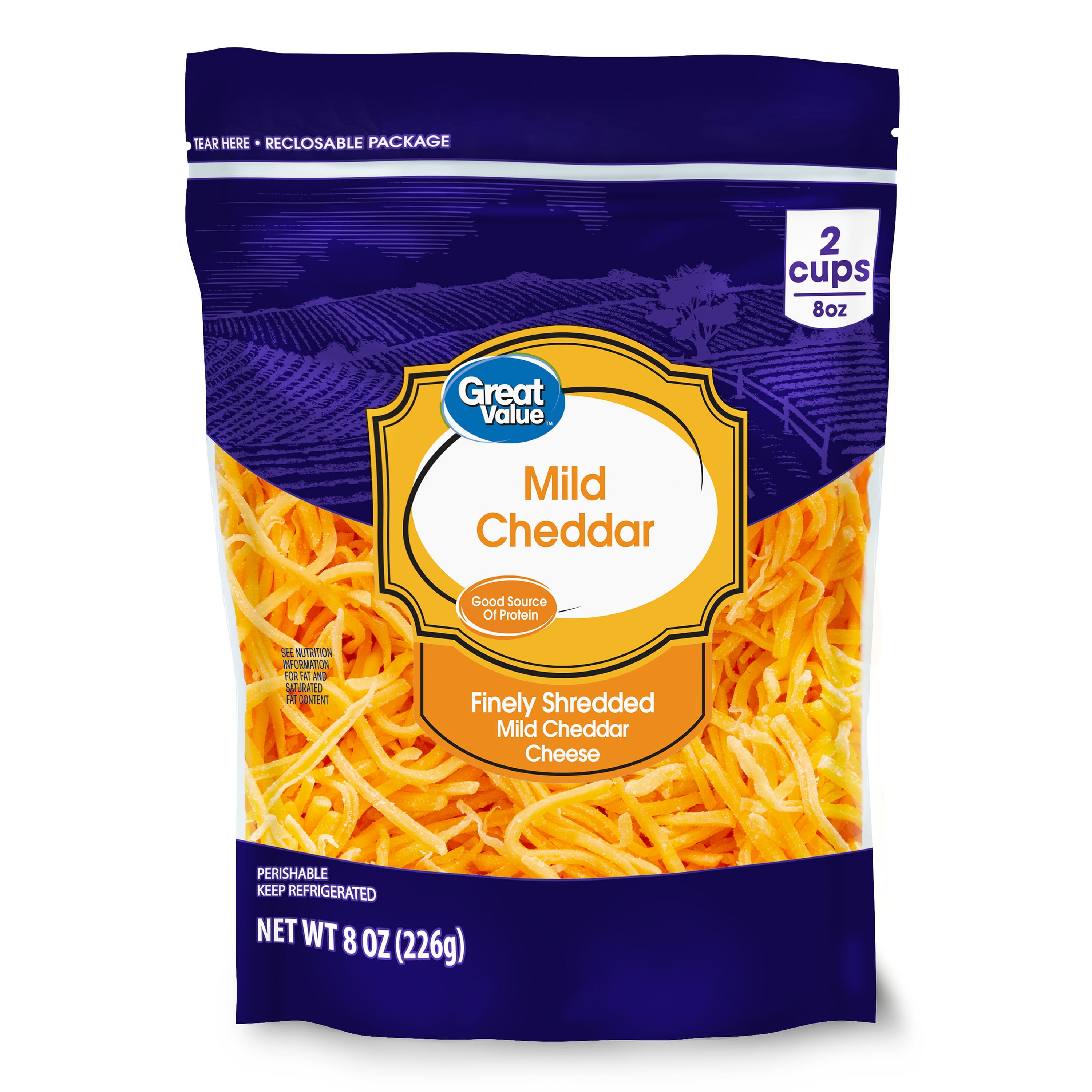 Great Value Finely Shredded Mild Cheddar Cheese 8 Oz Walmart great-value-finely-shredded-mild-cheddar-cheese-8-oz-walmart